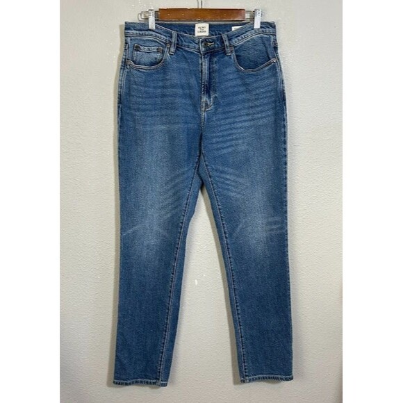 Flint and Tinder Mens Straight Fit Jeans 32 x 32 Blue Denim 100% Cotton - Picture 2 of 8